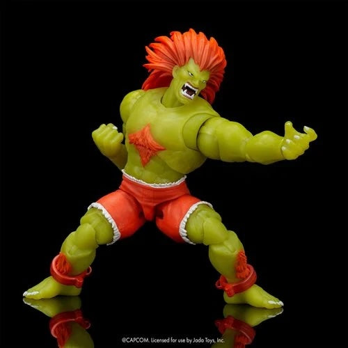 Jada Toys - Ultra Street Fighter II The Final Challengers - Blanka Glow-in-the-Dark 1/12 Scale (EE Exclusive)