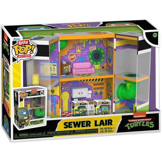 Bitty Pop! Teenage Mutant Ninja Turtles - Sewer Lair Playset