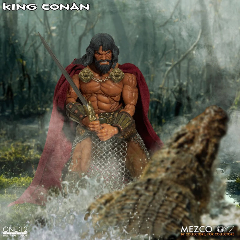 Load image into Gallery viewer, Mezco Toyz - One 12 Conan The Barbarian - King Conan
