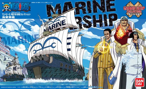 Load image into Gallery viewer, Bandai - One Piece - Grand Ship Collection: Marine Ship Model Kit
