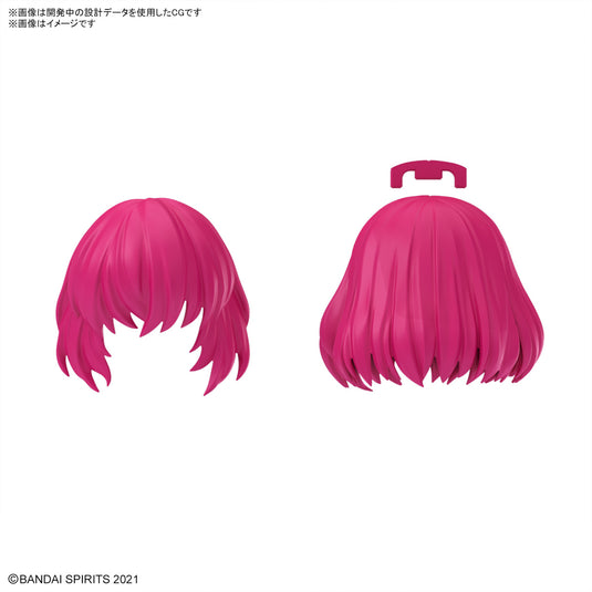 30 Minutes Sisters - Option Hairstyle Parts Vol. 10: Medium Hair 5 (Red 3)