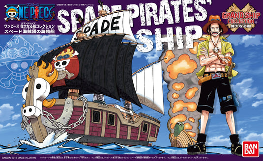 Bandai - One Piece - Grand Ship Collection: Spade Pirates Ship Model Kit