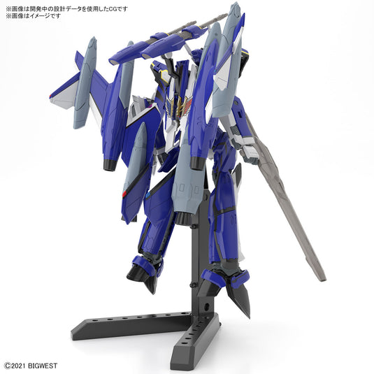 Bandai - HG 1/100 Macross Delta- YF-29 Durandal Valkyrie (Maximilian Genius Use) Full Set Pack