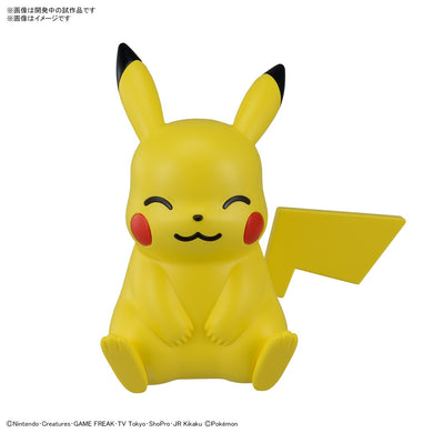 Bandai - Pokemon Model Kit Quick - 16 Pickachu (Sitting Pose)