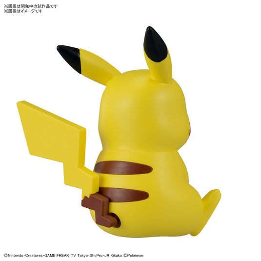 Bandai - Pokemon Model Kit Quick - 16 Pickachu (Sitting Pose)