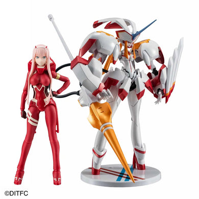 Bandai - S.H.Figuarts X Robot Spirits - Darling In The Franxx - Zero Two and Strelizia Set (5th Anniversary)