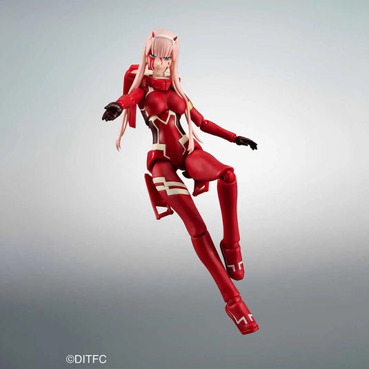 Bandai - S.H.Figuarts X Robot Spirits - Darling In The Franxx - Zero Two and Strelizia Set (5th Anniversary)