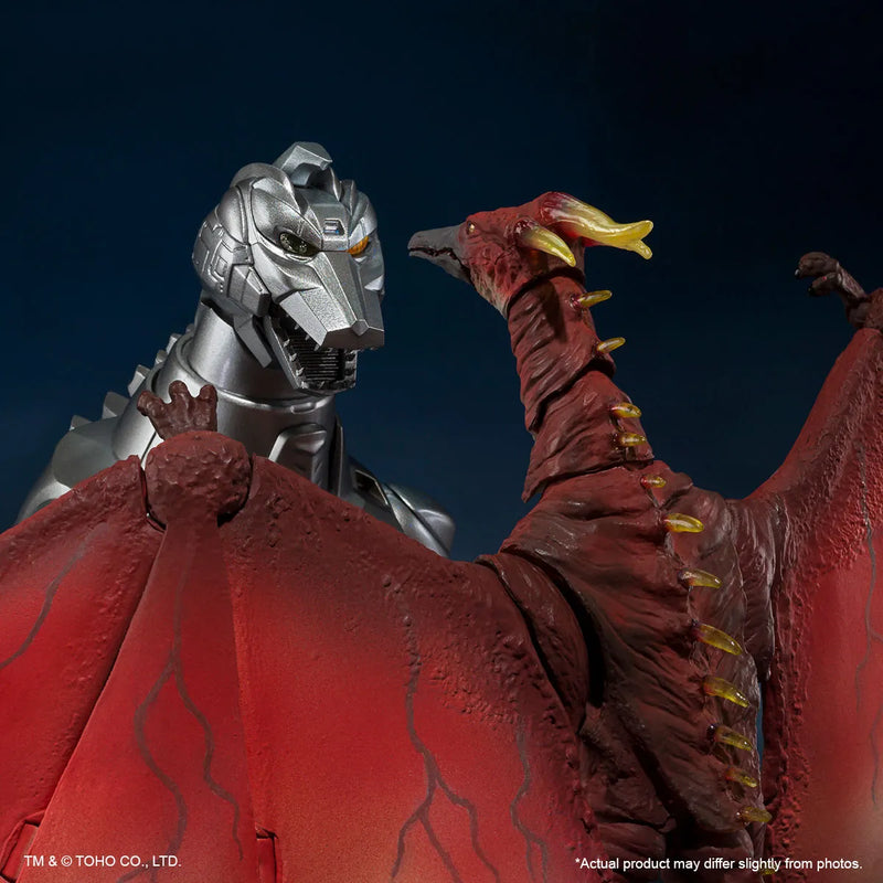 Load image into Gallery viewer, Bandai - S.H.MonsterArts Godzilla VS Mechagodzilla - Mechagodzilla, Garuda, and Fire Rodan (Makuhari Decisive Battle Version) Set
