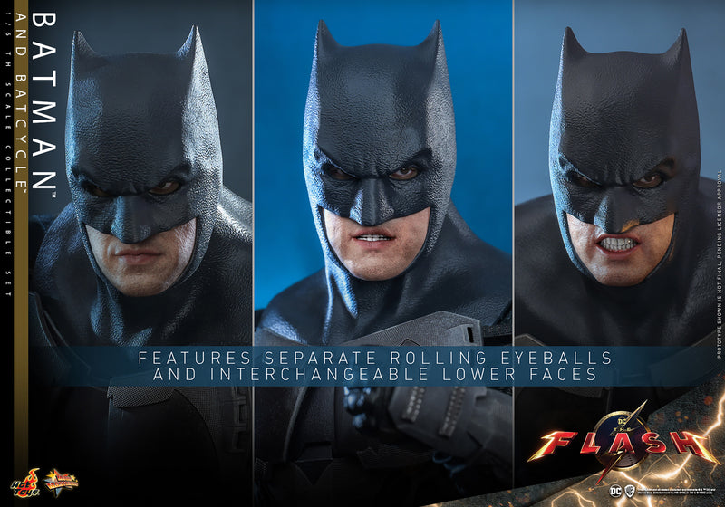 Load image into Gallery viewer, Hot Toys - The Flash (2023) - Batman and Batcycle
