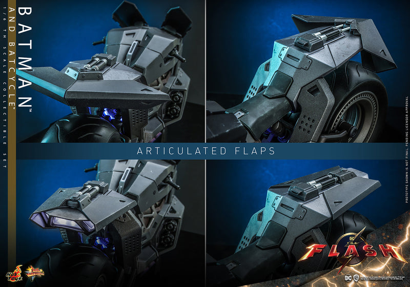 Load image into Gallery viewer, Hot Toys - The Flash (2023) - Batman and Batcycle
