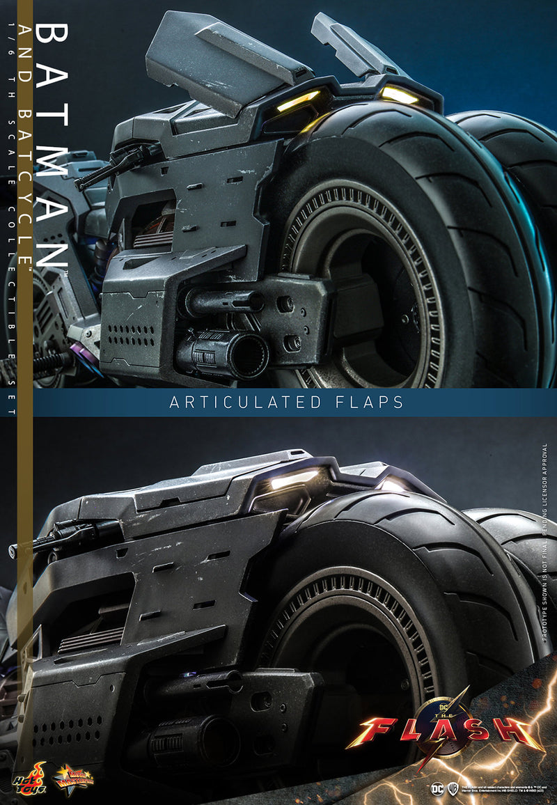 Load image into Gallery viewer, Hot Toys - The Flash (2023) - Batman and Batcycle
