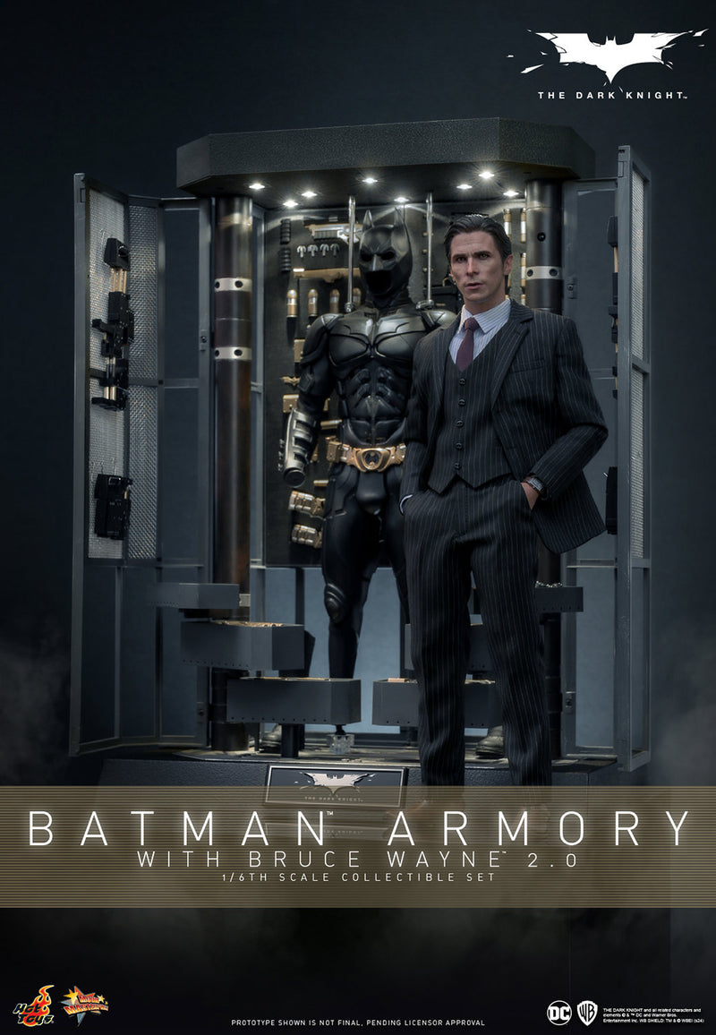 Load image into Gallery viewer, Hot Toys - The Dark Knight - Batman Armory with Bruce Wayne (2.0)
