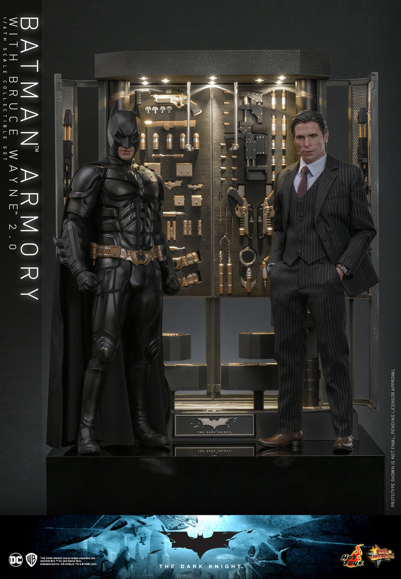 Load image into Gallery viewer, Hot Toys - The Dark Knight - Batman Armory with Bruce Wayne (2.0)
