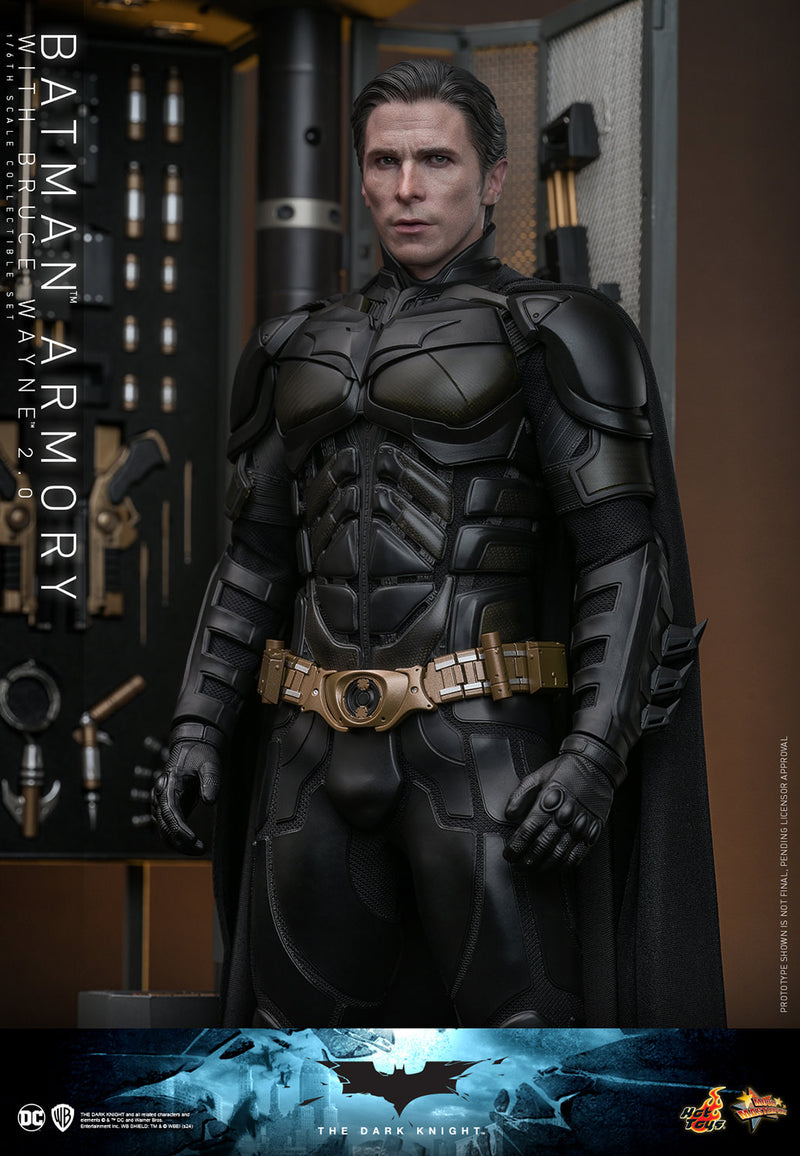 Load image into Gallery viewer, Hot Toys - The Dark Knight - Batman Armory with Bruce Wayne (2.0)

