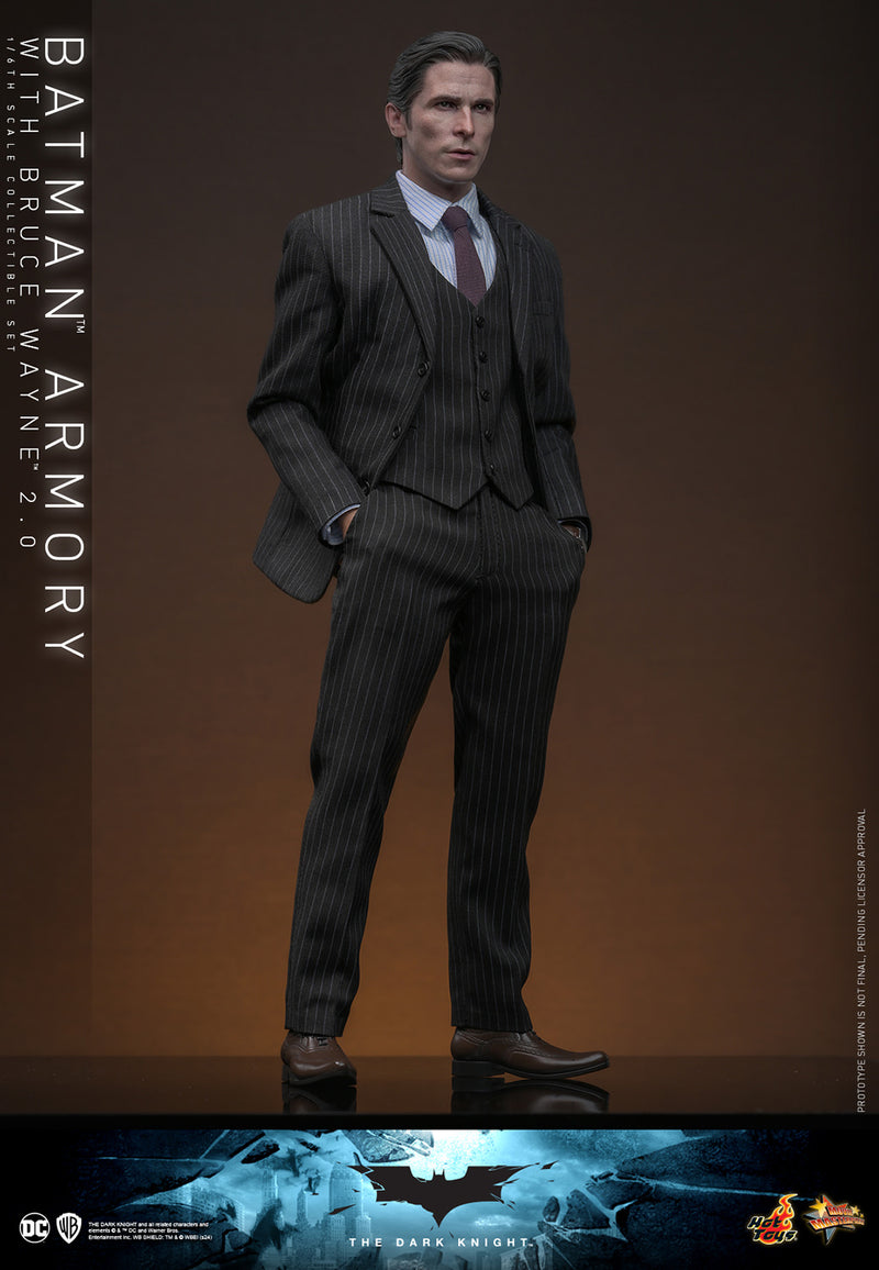 Load image into Gallery viewer, Hot Toys - The Dark Knight - Batman Armory with Bruce Wayne (2.0)
