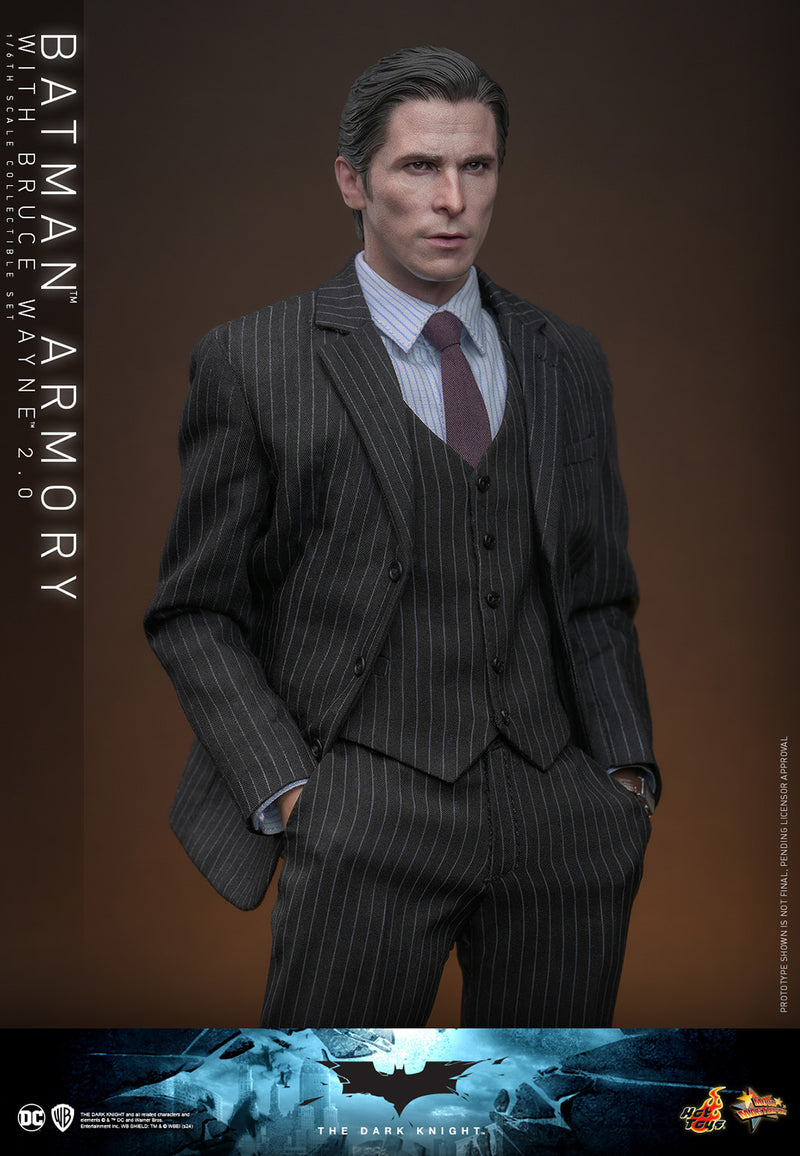 Load image into Gallery viewer, Hot Toys - The Dark Knight - Batman Armory with Bruce Wayne (2.0)
