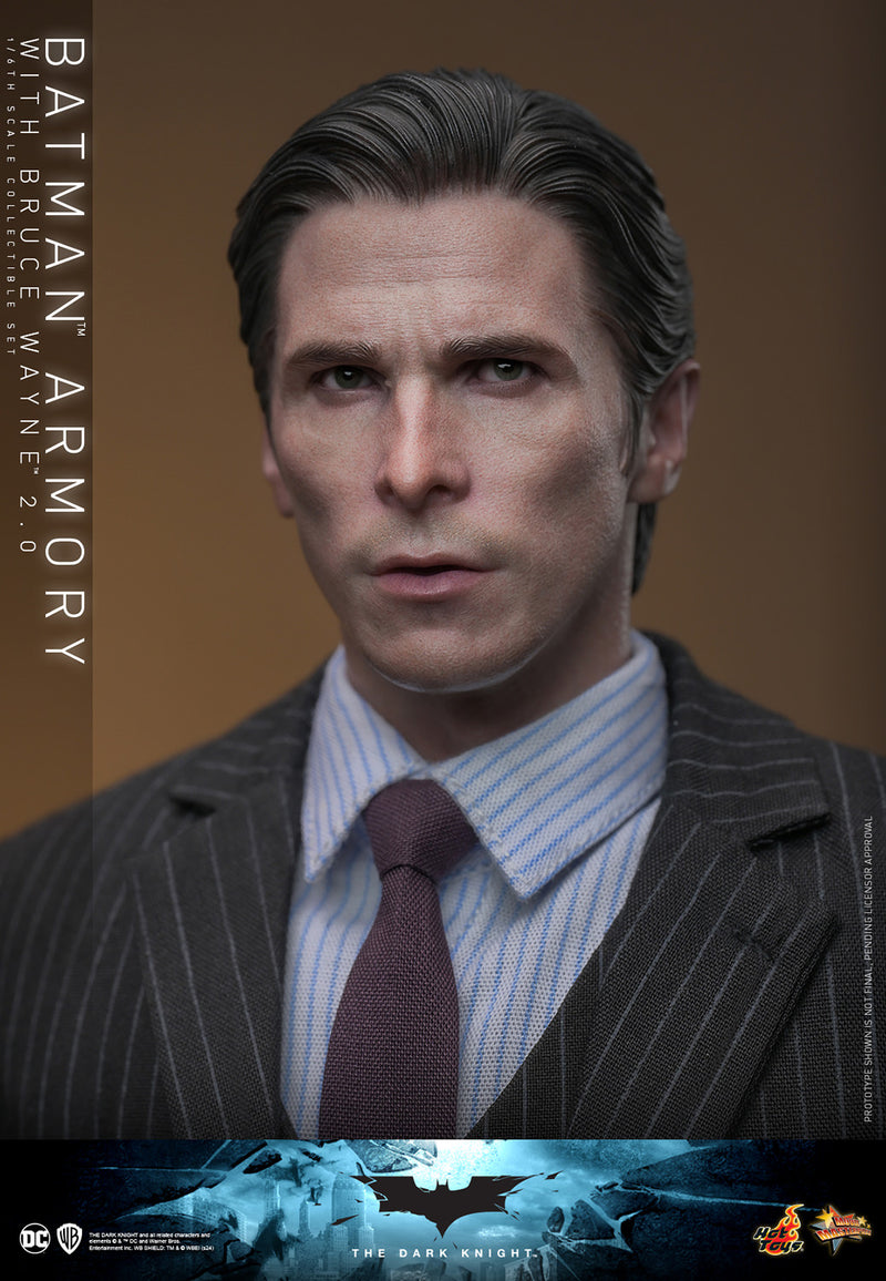 Load image into Gallery viewer, Hot Toys - The Dark Knight - Batman Armory with Bruce Wayne (2.0)
