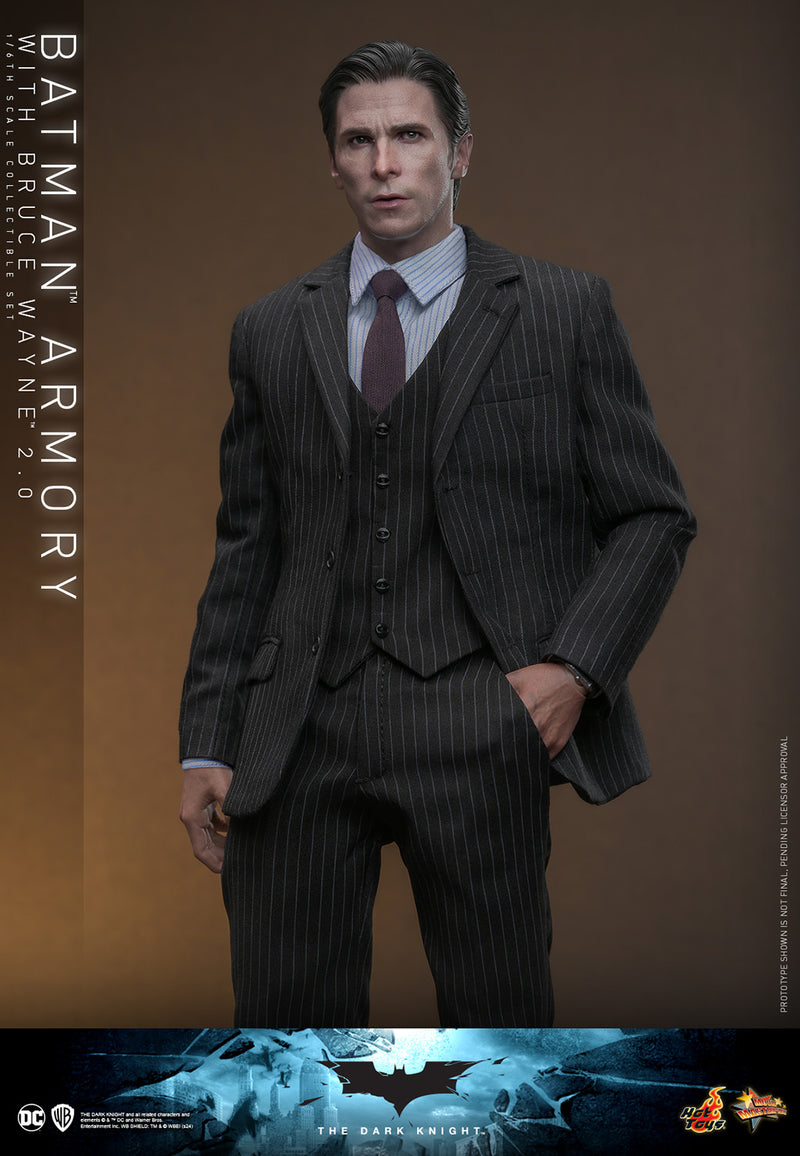 Load image into Gallery viewer, Hot Toys - The Dark Knight - Batman Armory with Bruce Wayne (2.0)
