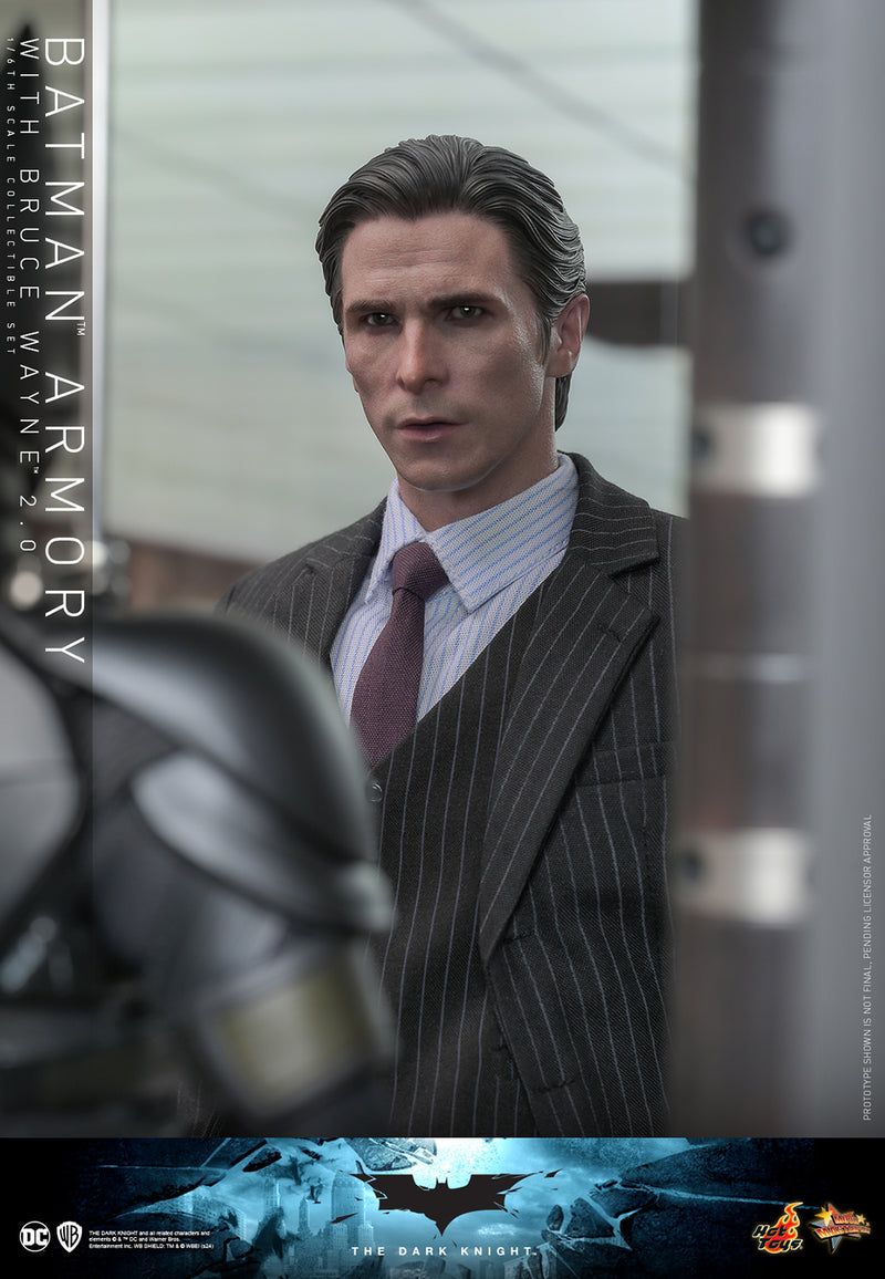 Load image into Gallery viewer, Hot Toys - The Dark Knight - Batman Armory with Bruce Wayne (2.0)
