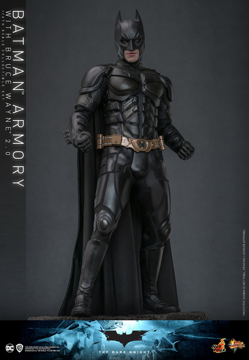 Load image into Gallery viewer, Hot Toys - The Dark Knight - Batman Armory with Bruce Wayne (2.0)
