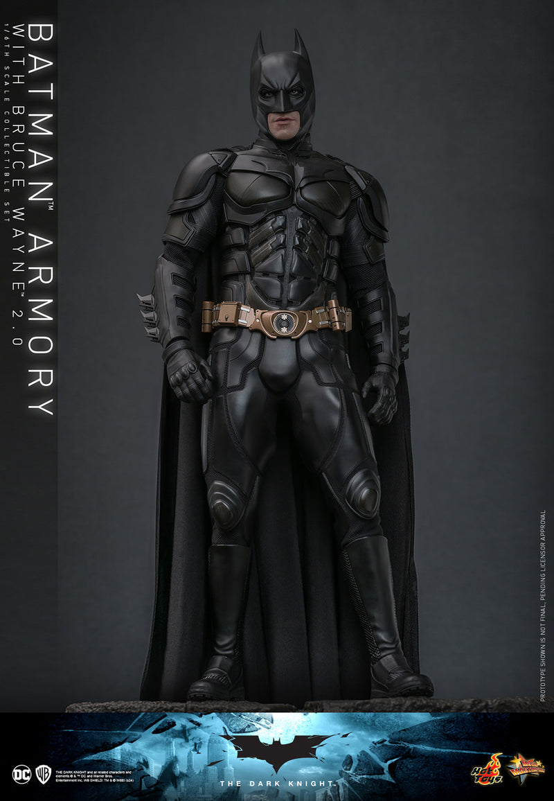 Load image into Gallery viewer, Hot Toys - The Dark Knight - Batman Armory with Bruce Wayne (2.0)
