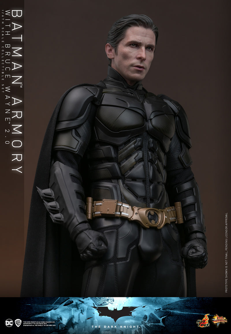 Load image into Gallery viewer, Hot Toys - The Dark Knight - Batman Armory with Bruce Wayne (2.0)
