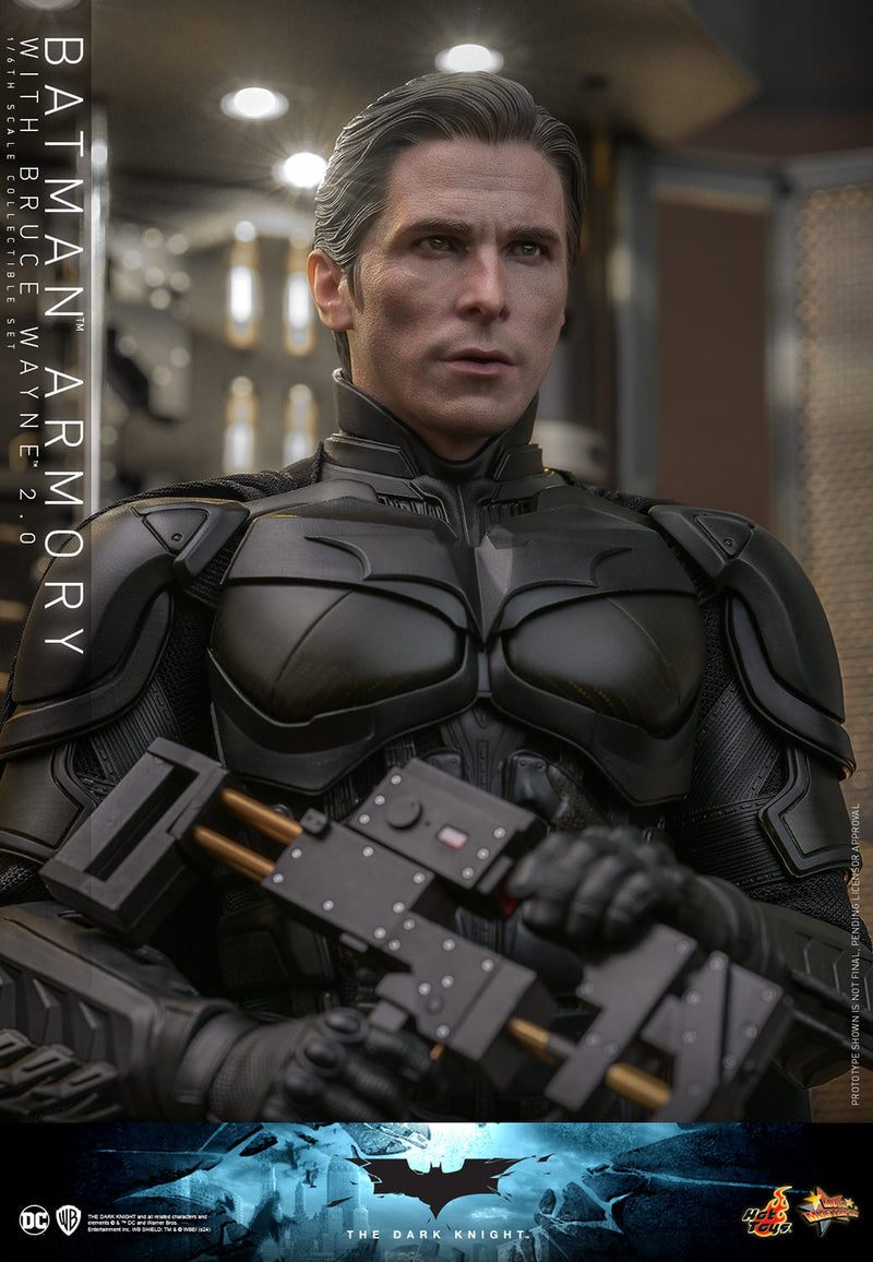 Load image into Gallery viewer, Hot Toys - The Dark Knight - Batman Armory with Bruce Wayne (2.0)

