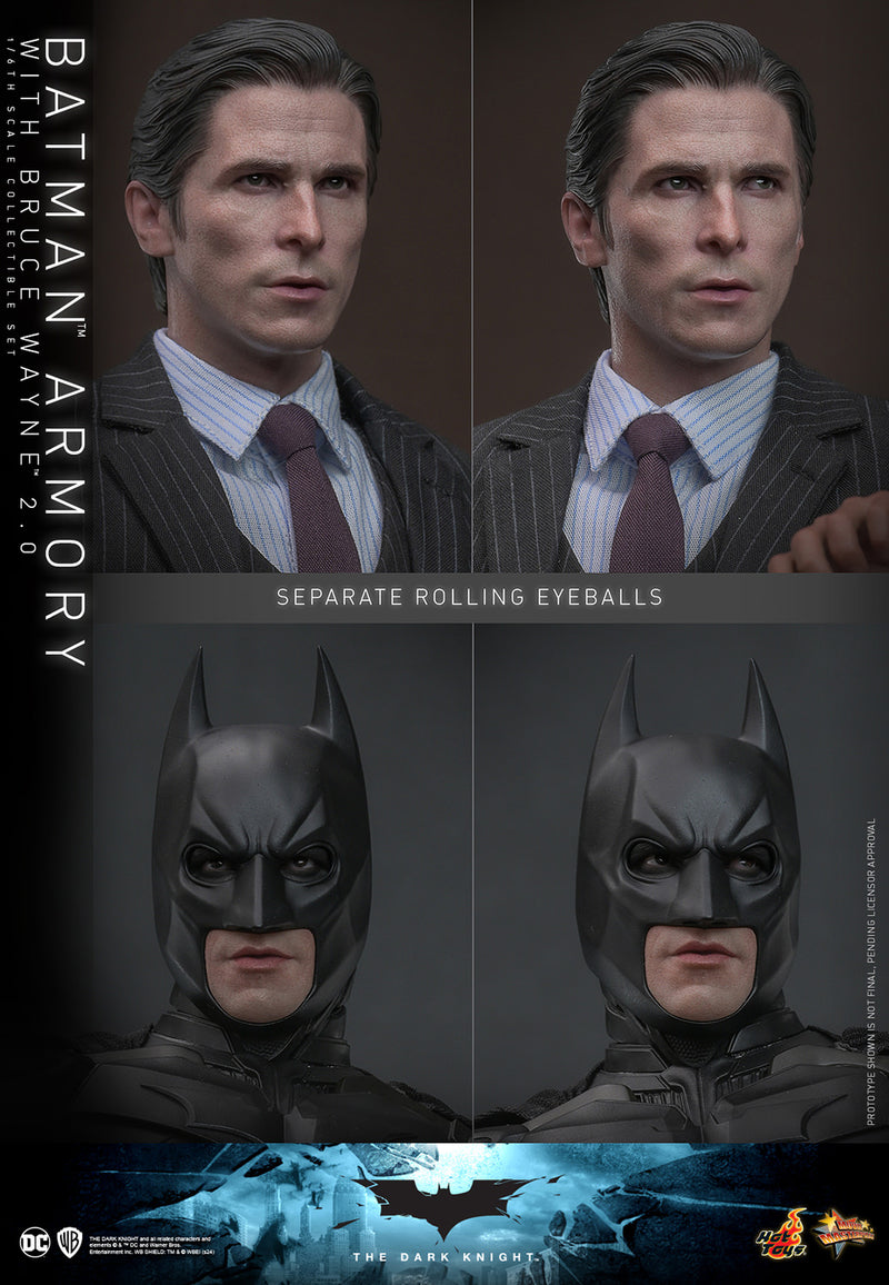 Load image into Gallery viewer, Hot Toys - The Dark Knight - Batman Armory with Bruce Wayne (2.0)
