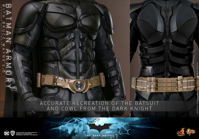 Load image into Gallery viewer, Hot Toys - The Dark Knight - Batman Armory with Bruce Wayne (2.0)

