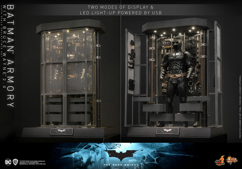 Load image into Gallery viewer, Hot Toys - The Dark Knight - Batman Armory with Bruce Wayne (2.0)
