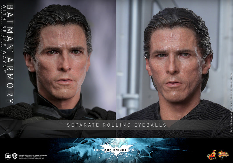 Load image into Gallery viewer, Hot Toys - The Dark Knight Rises - Batman Armory with Bruce Wayne
