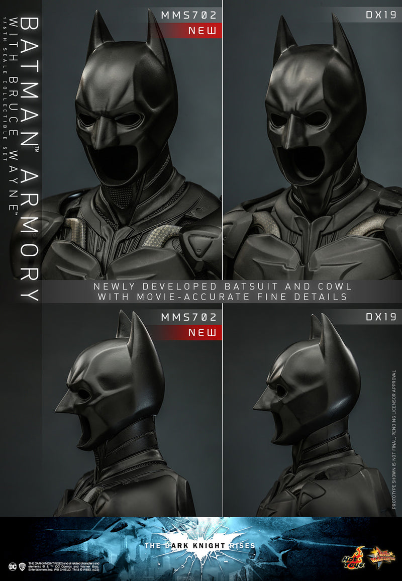 Load image into Gallery viewer, Hot Toys - The Dark Knight Rises - Batman Armory with Bruce Wayne
