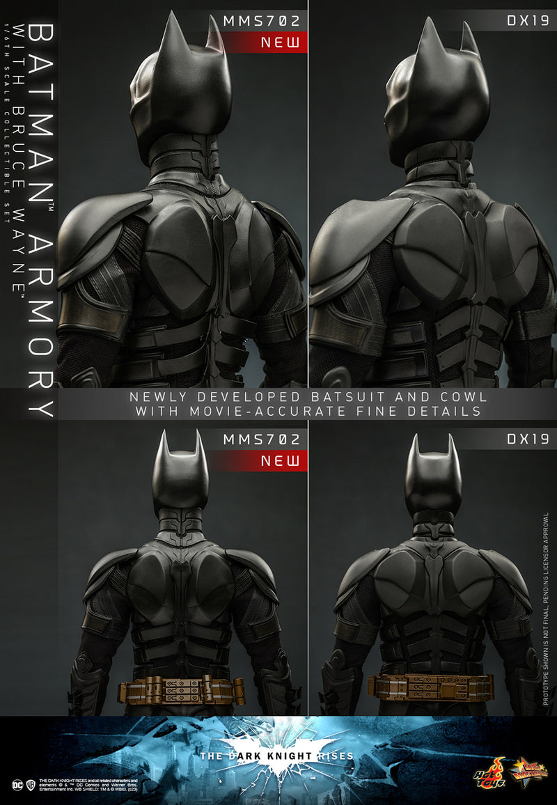 Load image into Gallery viewer, Hot Toys - The Dark Knight Rises - Batman Armory with Bruce Wayne
