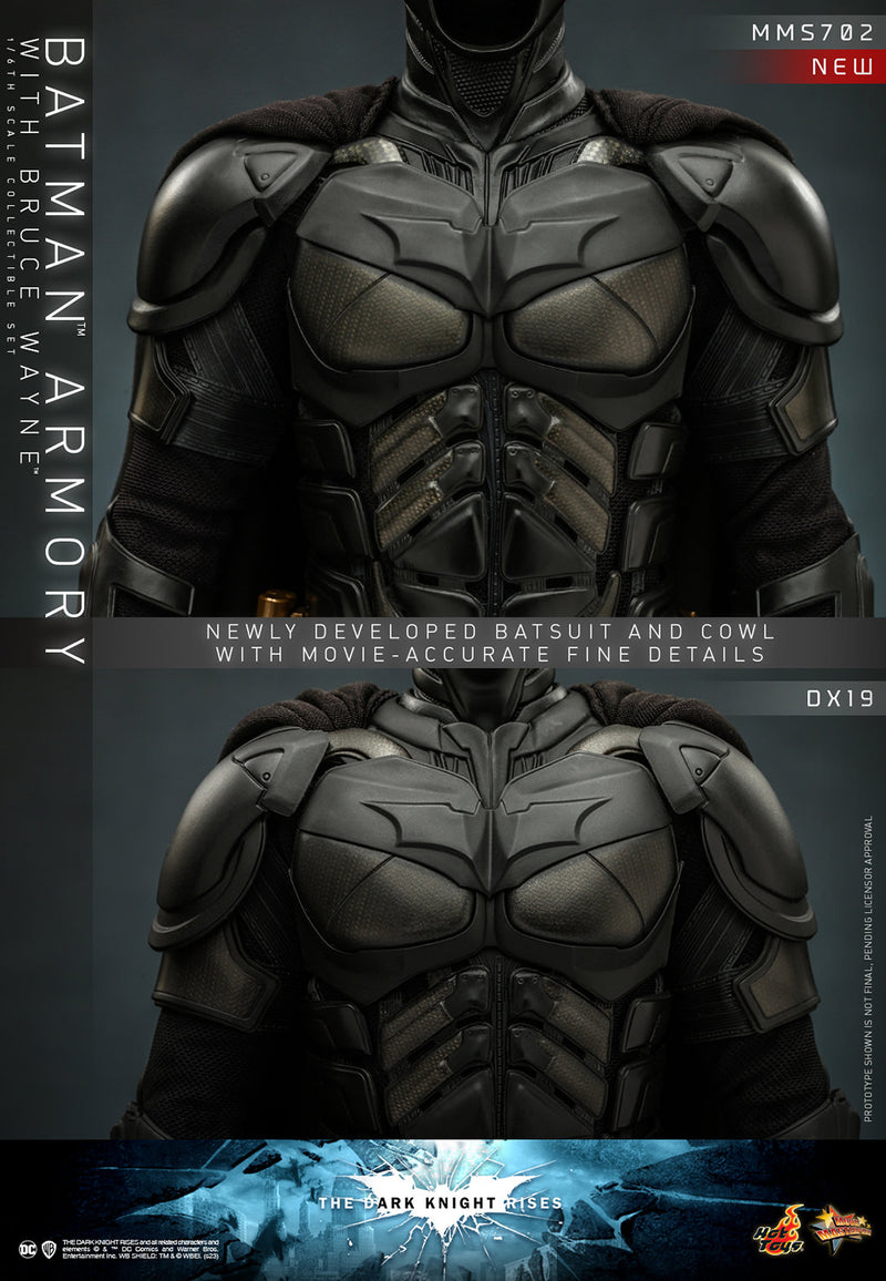 Load image into Gallery viewer, Hot Toys - The Dark Knight Rises - Batman Armory with Bruce Wayne
