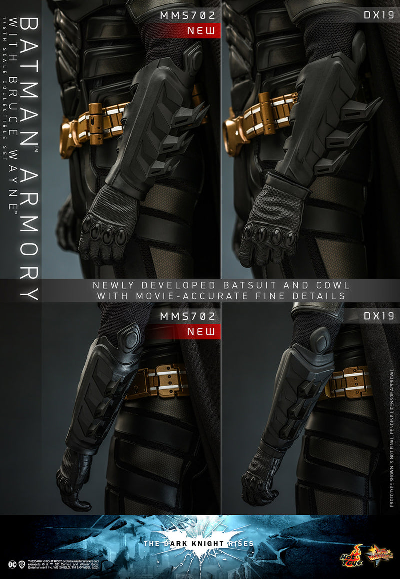 Load image into Gallery viewer, Hot Toys - The Dark Knight Rises - Batman Armory with Bruce Wayne
