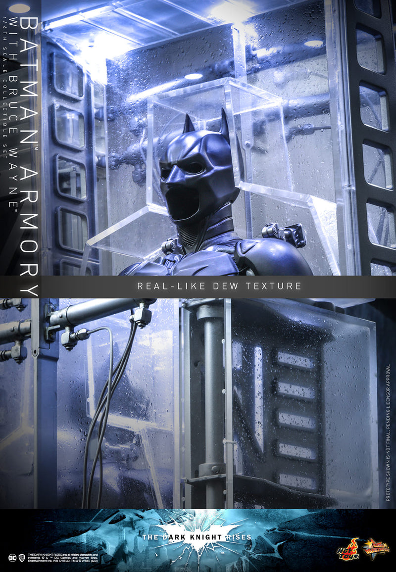 Load image into Gallery viewer, Hot Toys - The Dark Knight Rises - Batman Armory with Bruce Wayne
