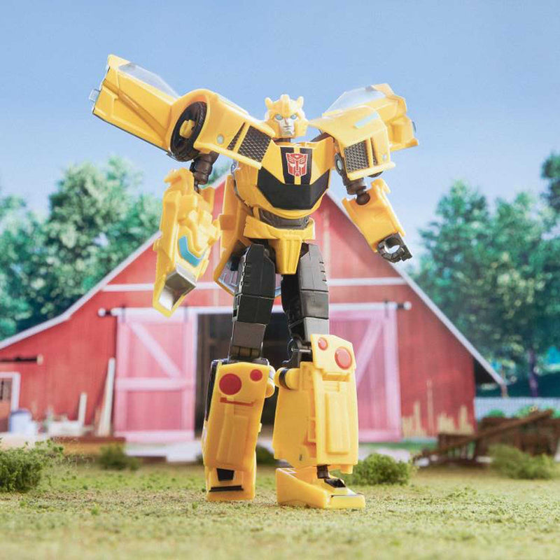 Load image into Gallery viewer, Transformers - EarthSpark - Deluxe Bumblebee (Dr. Meridian Mandroid BAF)
