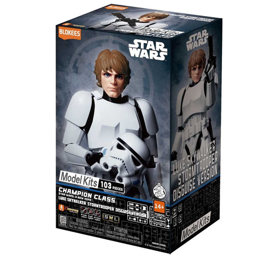 Blokees - Champion Class 04 - Star Wars: A New Hope Luke Skywalker (Stormtrooper Disguise) Model Kit