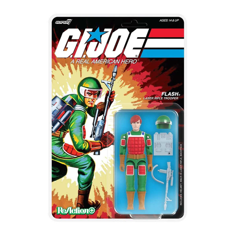Load image into Gallery viewer, Super 7 - Reaction+ (O-Ring Figure) G.I. Joe - Flash (Comic)
