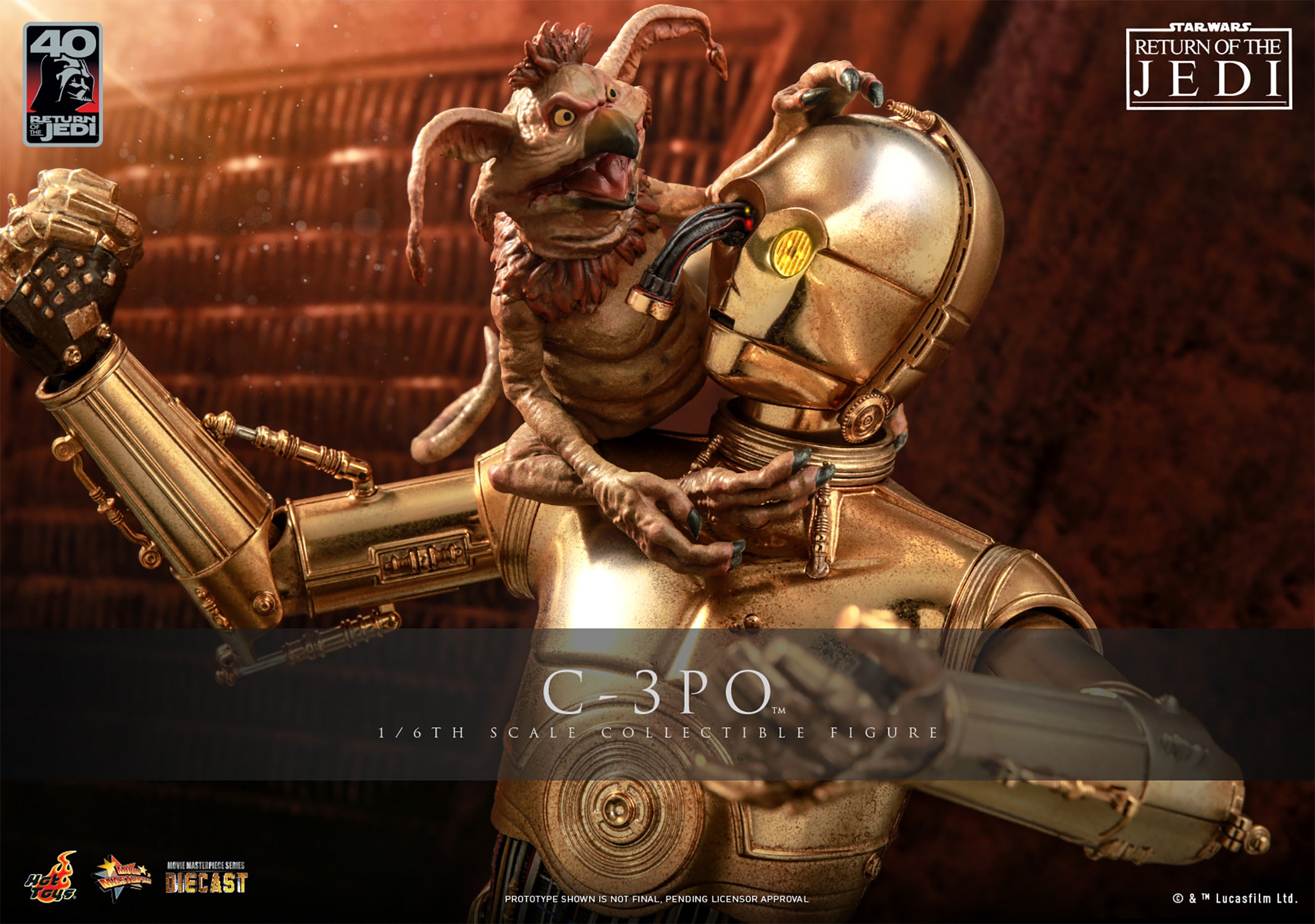 Hot Toys - Star Wars Return of the Jedi 40th Anniversary - C-3PO