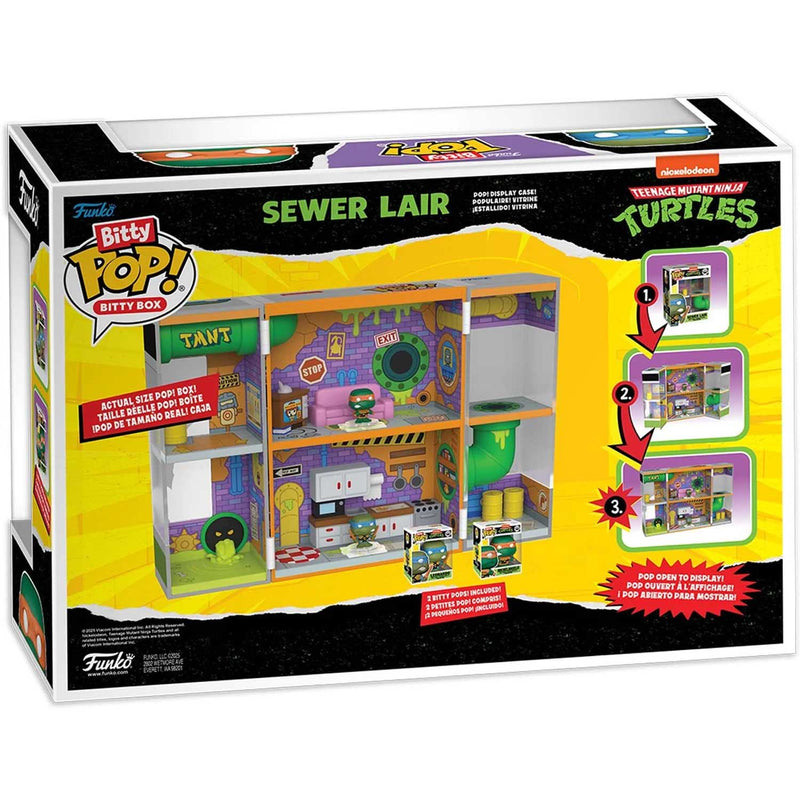 Load image into Gallery viewer, Bitty Pop! Teenage Mutant Ninja Turtles - Sewer Lair Playset
