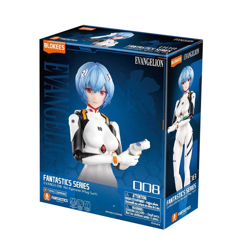 Load image into Gallery viewer, Blokees - Neon Genesis Evangelion Fantastics Series - Rei Ayanami (Plug Suit) Model Kit
