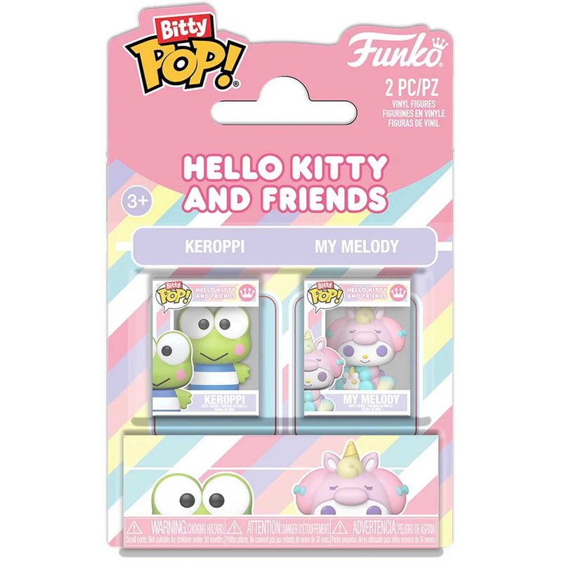 Load image into Gallery viewer, Bitty Pop! Sanrio Hello Kitty and Firends - My Melody and Keroppi 2-Pack
