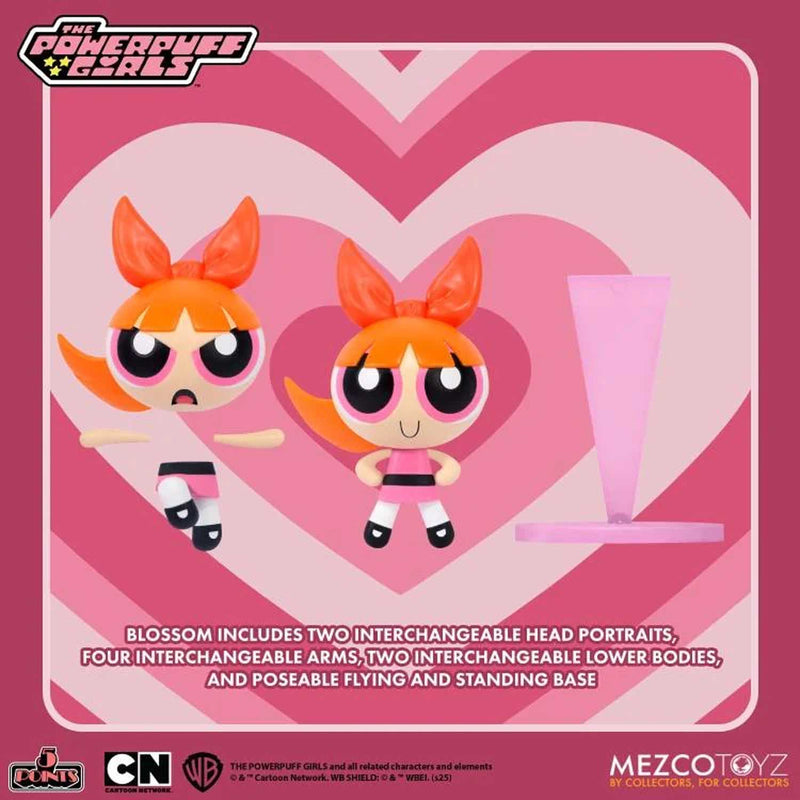 Load image into Gallery viewer, Mezco Toyz - The Powerpuff Girls 5 Points Series Set of 4

