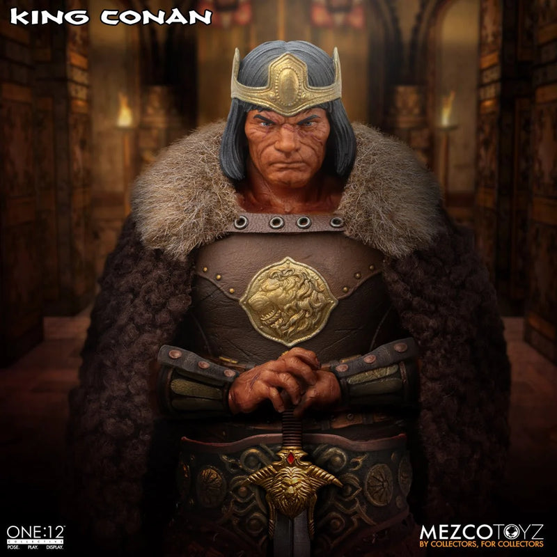 Load image into Gallery viewer, Mezco Toyz - One 12 Conan The Barbarian - King Conan
