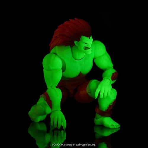 Load image into Gallery viewer, Jada Toys - Ultra Street Fighter II The Final Challengers - Blanka Glow-in-the-Dark 1/12 Scale (EE Exclusive)
