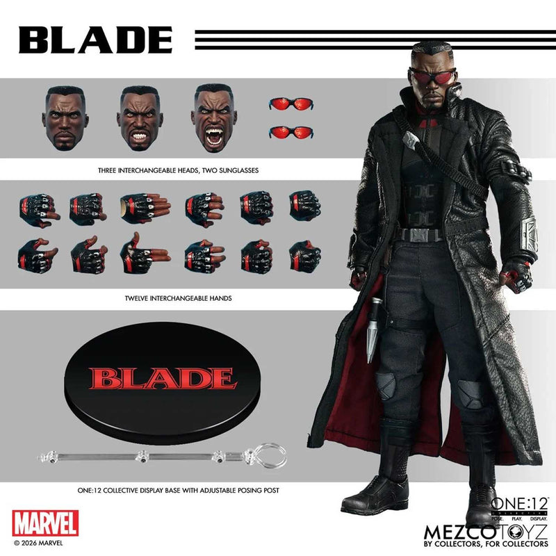 Load image into Gallery viewer, Mezco Toyz - One 12 Marvel's Midnight Suns - Blade
