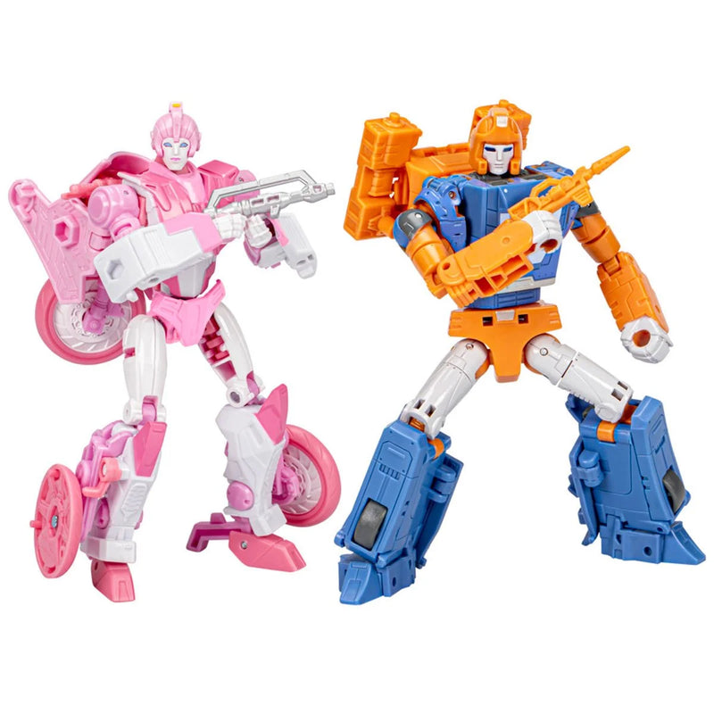 Load image into Gallery viewer, Transformers Generations - Legacy Evolution Deluxe Cybertronian Erial and Dion War Dawn Exclusive Two-Pack
