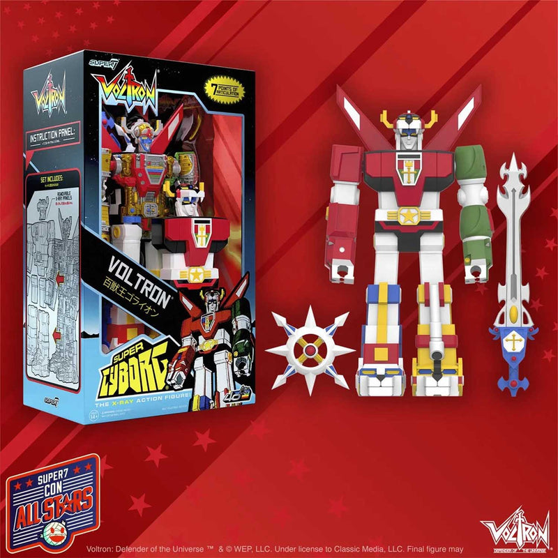 Load image into Gallery viewer, Super 7 - Super Cyborg - Voltron Defender of the Universe - Voltron (Full Color)
