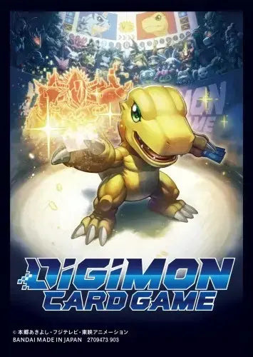 Bandai - Digimon Card Game Official Sleeves - Digimon 3rd Anniversary - Stadium Agumon 60CT